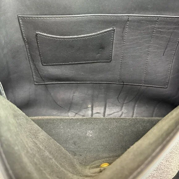 ✅VTG Coach Beekman 5266 Black Leather Briefcase Business Messenger/Laptop Bag - Picture 3 of 16